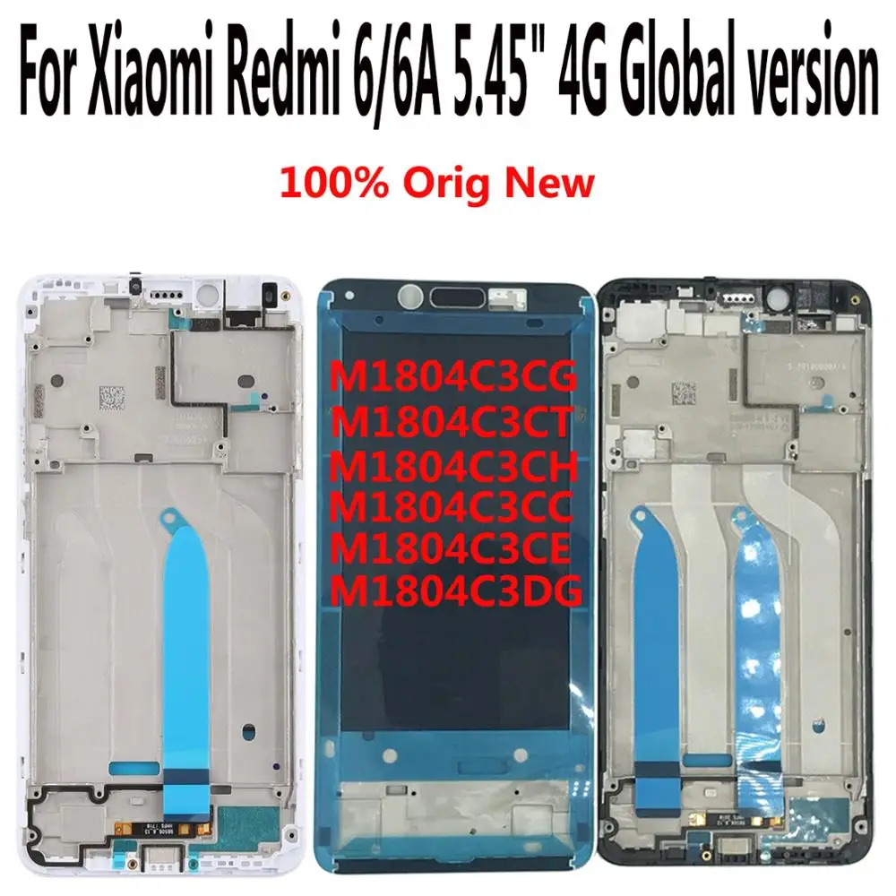 Shyueda для Xiaomi Redmi 6 6A 5,4" M1804C3CG M1804C3CT M1804C3CH M1804C3CE M1804C3DG Передняя средняя рамка корпуса