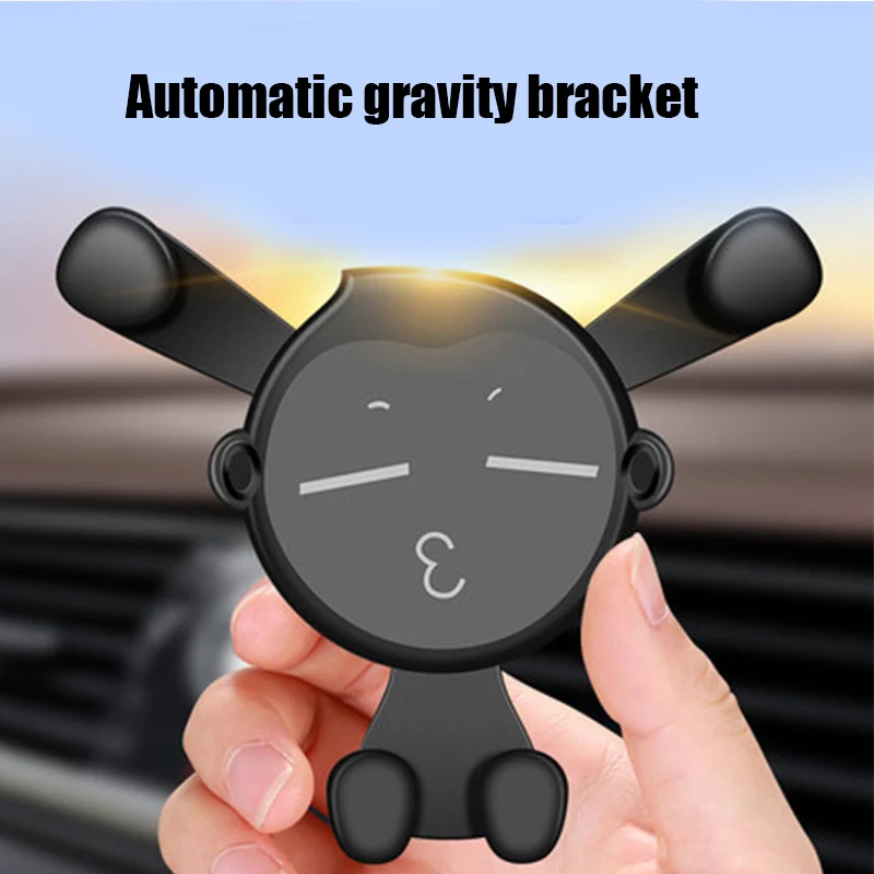 Автомобильный держатель для телефона Gravity Phone Mount для автомобильных вентиляционных отверстий с мультипликационным поворотом на все градусов навигационный кронштейн NC99