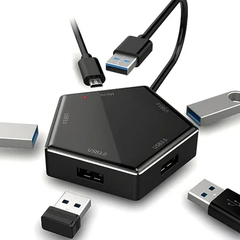 

Type-C Docking Station Hub 4 IN 1 Micro charge HD Converter Adaper Multi port USB 3.0 for USB DRIVE HARE DISK KEYBOARD MOUSE