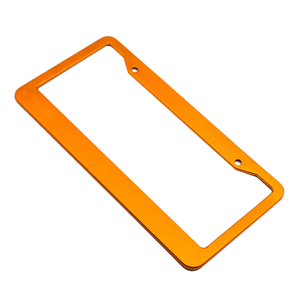 Metal License Plate Frame for Men Women Tag Holder Aluminum Alloy Car Tag Frame with Screws