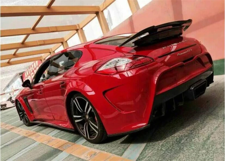Спойлер из углеволокна для Porsche Panamera 970 2010- Спойлеры-крылья высокого качества аксессуары для модификации автомобиля