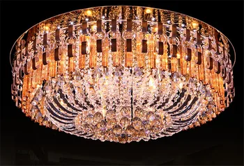 

Modern Ceiling Light Luxury Crystal Aluminum Celling Light indoor lighting lamps Crystal K9 LED Lamp Celling Lamps 18*E14 lamps