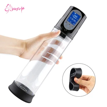 Electric Penis Pump for Men Penis Extender Vacuum Pump Massager Cock Ring Male Penise Enlargement Masturbator Sex Toys for Men 2