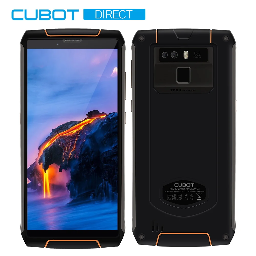 Cubot King Kong 3 прочный телефон IP68 водонепроницаемый пылезащитный NFC 6000 мАч 4 Гб + 64 Type C