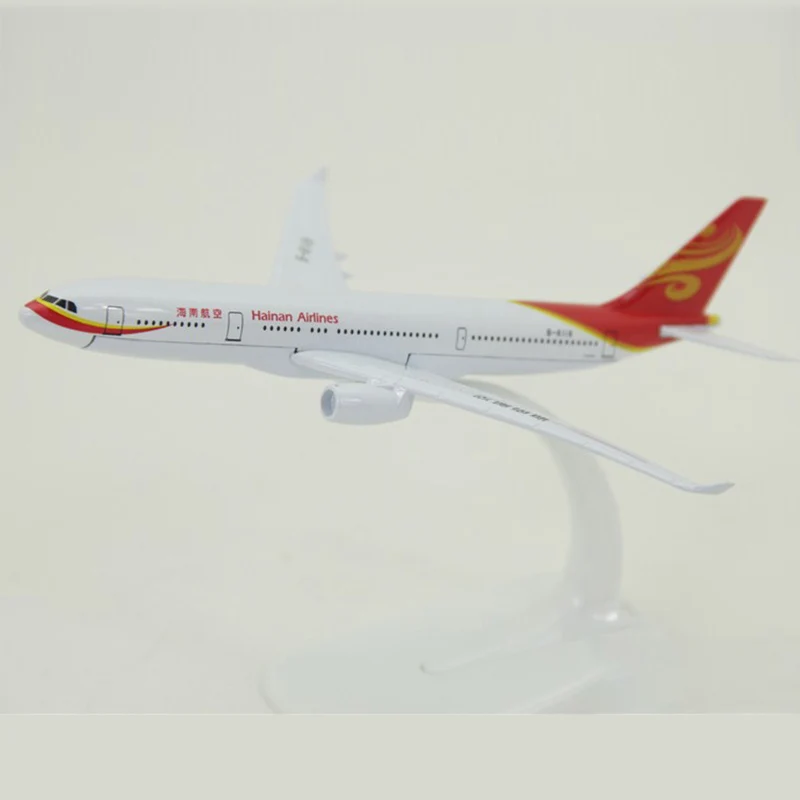 Модель самолета JASON TUTU 16 см авиакомпании Hainan Airlines модель аэробука A330 1:400 Литые