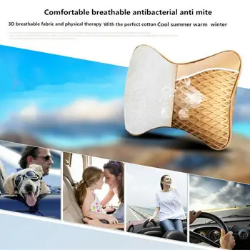 

Neck Car pillow Interior Useful Breathable New High quality Universal 2 PCS