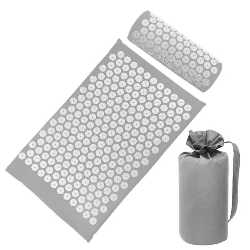 Acupressure Massage Mat with Pillow set to body Relaxation to Release Stress and Tension 53 Acupressure Massage Mat with Pillow set to body Relaxation to Release Stress and Tension 58