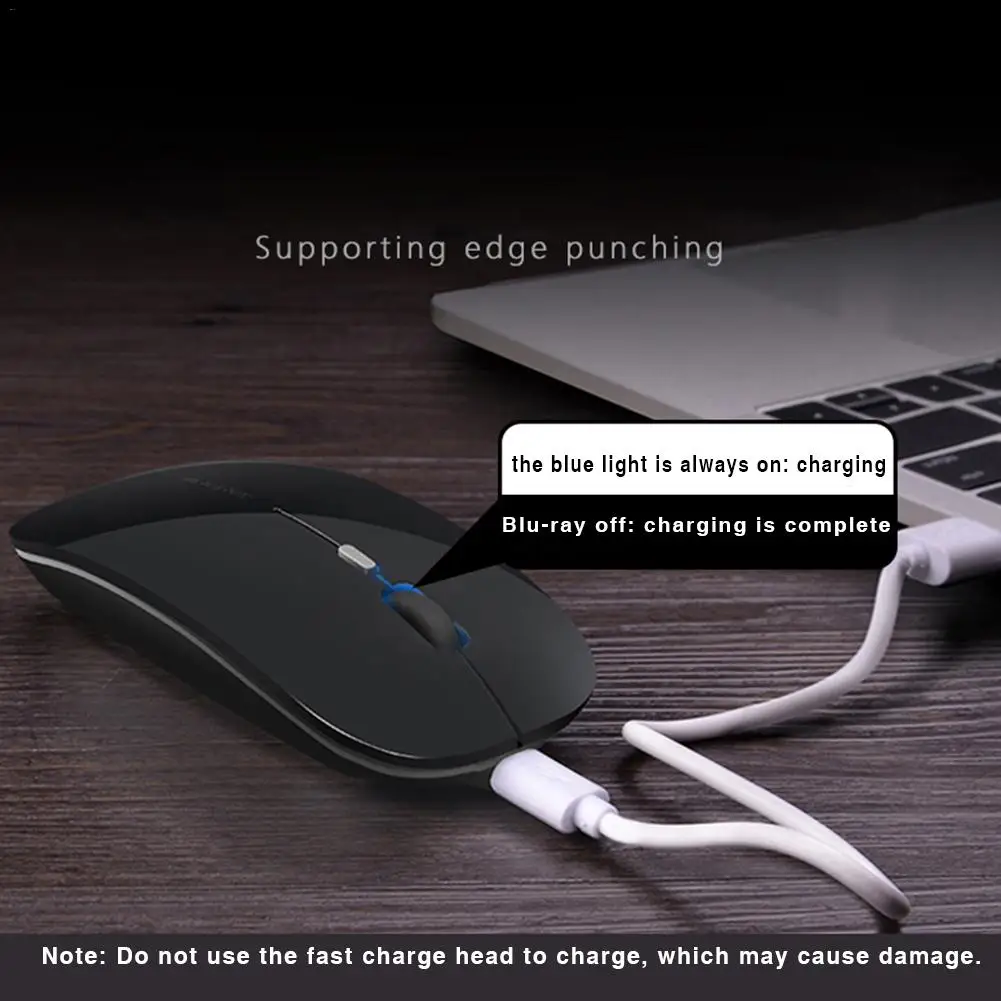 Ультра-компактная мышь с 2,4G USB Беспроводная игровая мышь аксессуары для офиса ноутбука компьютера перезаряжаемые мыши