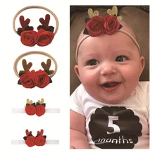 Европейский и американский стиль, креативный рождественский подарок,, детская эластичность, бесшовная детская лента для волос, повязка для волос Acce