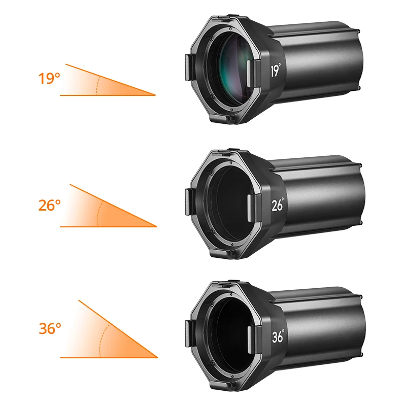 Godox VSA-19K VSA-26K VSA-36Kスポットライトアタッチメント円錐鼻で