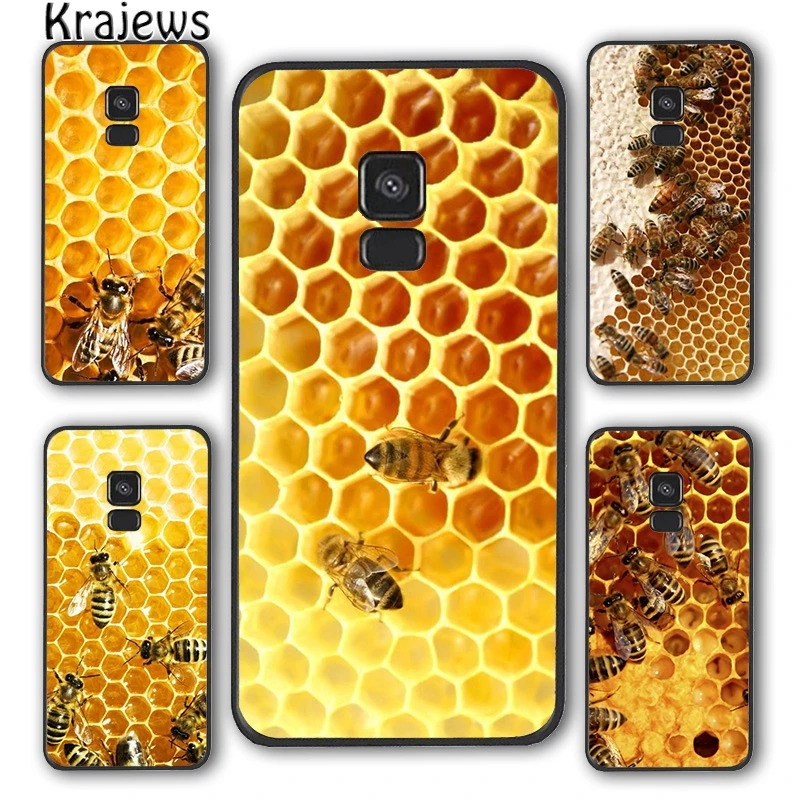 Krajews &quotшмель&quot &quotулей мед для телефона чехол с отверстием экрана Samsung Galaxy S5 S6 S7