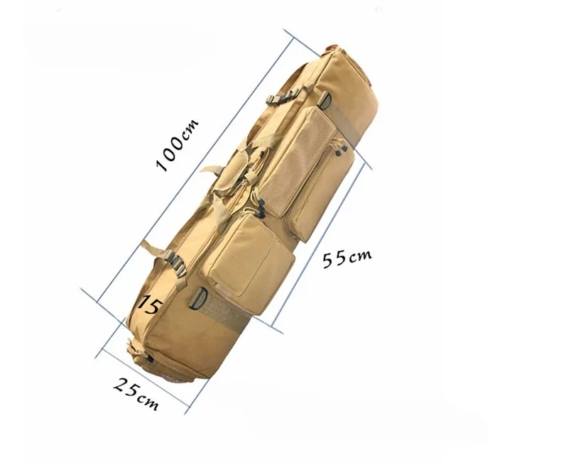 Полевая M249 страйкбольная тактическая сумка для оружия 1000D Портативная сумка Военная уличная стрельба охотничий двойной защитный чехол для винтовки рюкзак