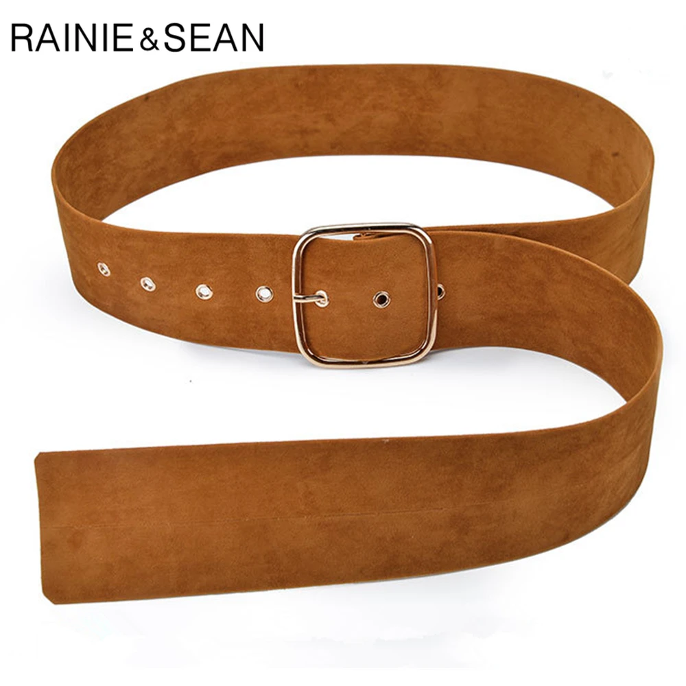 Renie SEAN, широкий пояс, широкий пояс для женщин, очень длинные ремни 136 см, черный, красный, кофейный, верблюжий, Осень-зима, новые женские аксессуары, ремни