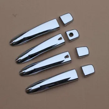 

For Nissan Qashqai J11 2014 2015 2016 2017 2018 2019 2020 CHROME DOOR HANDLE COVER WITH SMART KEY HOLE CATCH CAP TRIM MOLDING