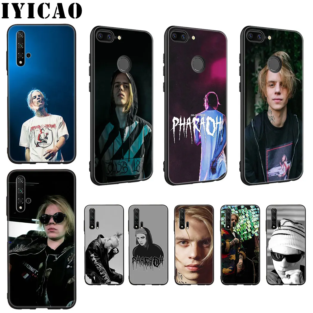 

IYICAO Rapper Pharaoh Soft Silicone Case for Huawei Honor view 20 9X Pro 10 9 8 Lite 8X 8C 7X 7C Note 10 Case