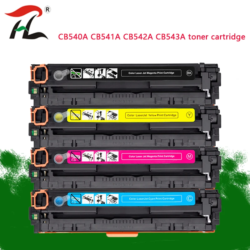 Совместимый картридж с тонером CB540A CB541A CB542A CB543A 125A для принтера HP laserjet 1215 CP1215 CP1515n
