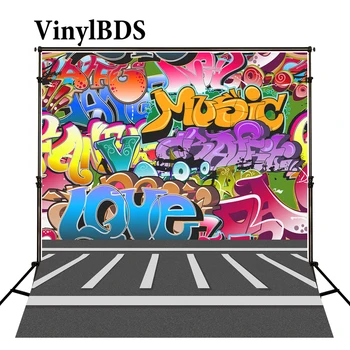 

VinylBDS Photography Backdrops Fond Photographie Graffiti Background Photography Backdrops Children Concrete Floors Backgrounds