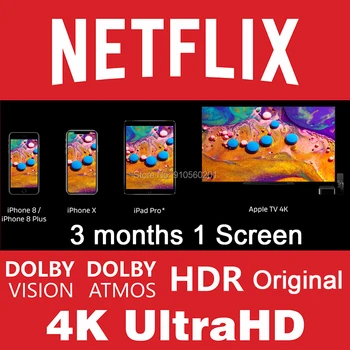 

Netflix Account 3 Month Netflix Premium Subscription Global 4K Ultra HD 1 Screen TV PC Android IOS Phone TV Stick Laptop Spain