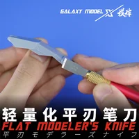 Hobby modeling tools Flat Blade Pen Knife Chisel Model shovel knife Moulding line removal tool For Mecha military model 2