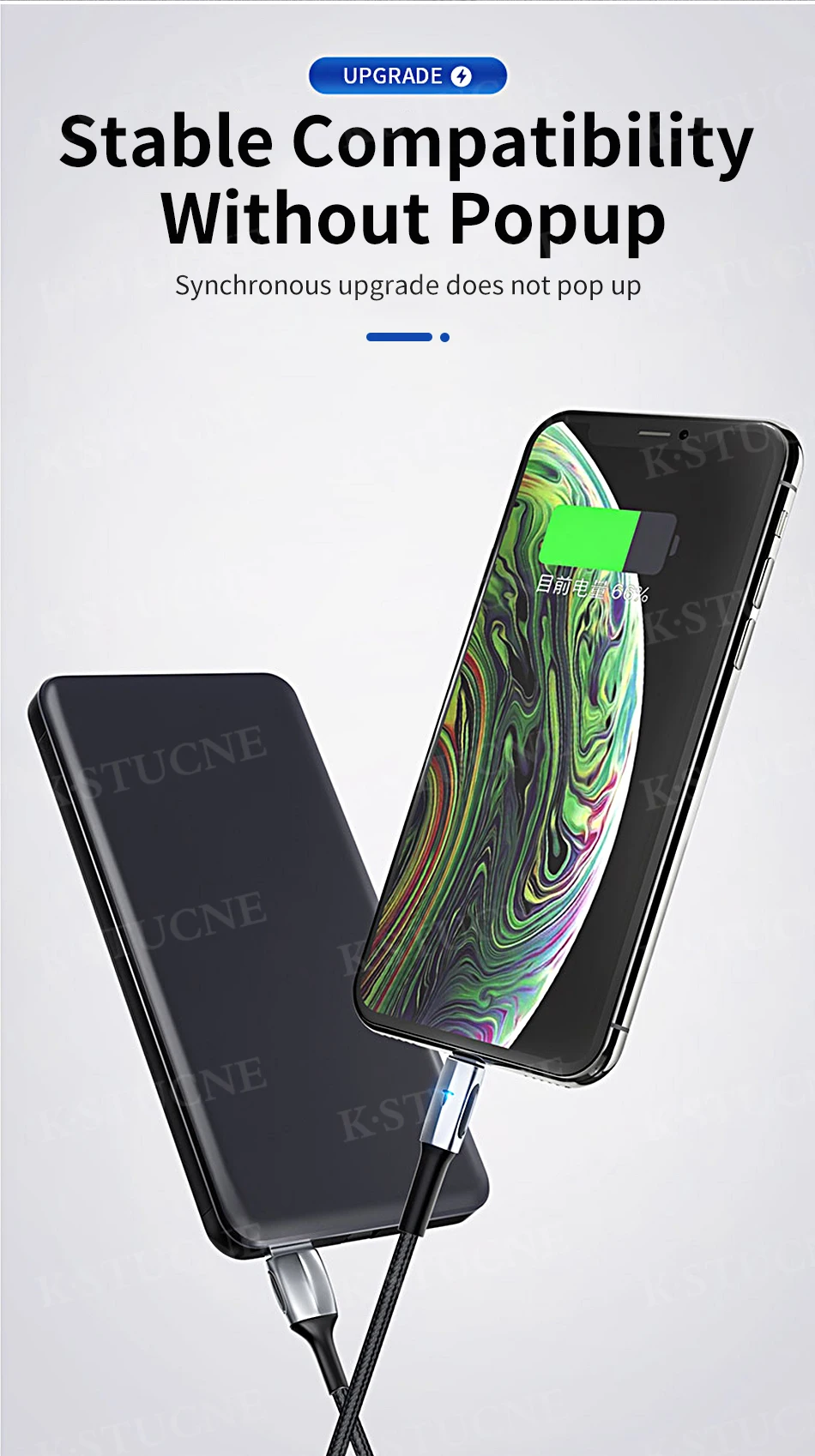 KSTUCNE светодиодный 2 м Micro USB кабель 3A QC3.0 Быстрая зарядка провода для samsung J7 Xiaomi Redmi Note 5 Pro Android кабель для передачи данных для мобильного телефона