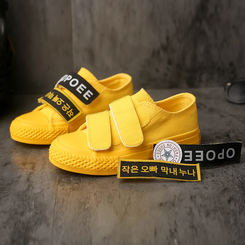 Kids Canvas Shoes 2020 New Spring Student Flat Shoes Multifunctional Boys Girls Casual Sneakers for Children Chaussure Enfant