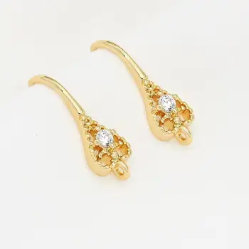 

NEW ARRIVE Earrings findings 14k gold earring hoop for jewelry making