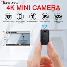Новая мини-камера MD90 4K HD 1080 P, Wi-Fi, Мини ИК-видеокамера с функцией ночного видения, микро-камера с функцией обнаружения движения для автомобиля DV, маленькая камера