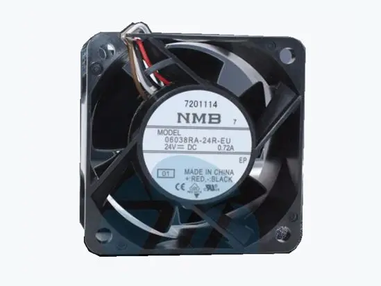 

NMB-MAT 06038RA-24R-EU 01 DC 24V 0.72A 80x80x38 мм 3-проводной Вентилятор охлаждения сервера