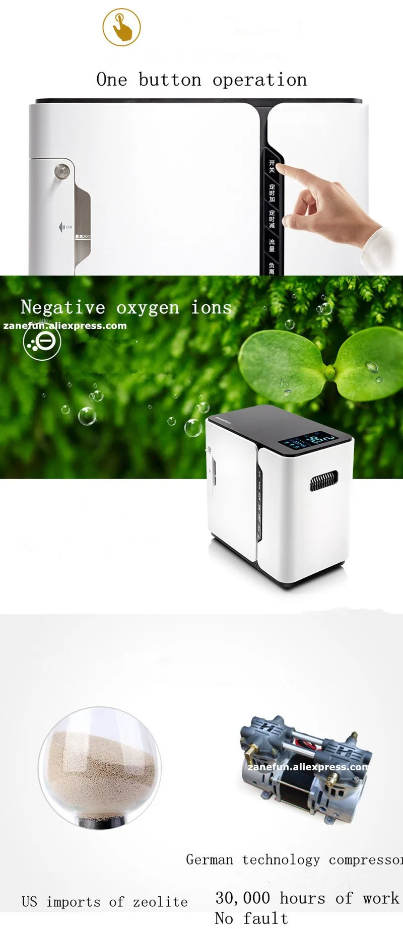 YUWELL YU300S 2L Portable Homecare Oxygen Concentrator Household Oxygen Generator Elderly Oxygen Machine YU300S In Stock - Famidy.com