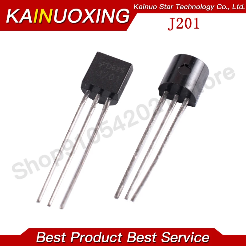 10PCS J201 TO 92 201 JFET JFET N 채널 40V 50mA 360mW 3.27mW 새로운 빠른 배송