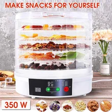 NEW Electric Food Dehydrator for Fruits and Vegetables 350W Temperature Adjustment 5 trays Snacks Air Dryer 110/220V NEW Electric Food Dehydrator for Fruits and Vegetables 350W Temperature Adjustment 5 trays Snacks Air Dryer 110/220V