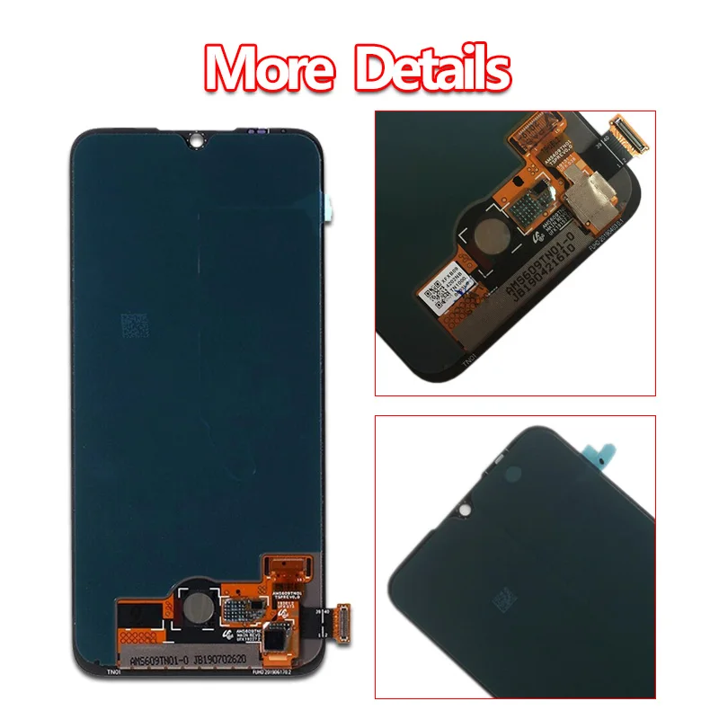 AMOLED 6,0" дисплей для Xiaomi mi A3 ЖК-дисплей+ кодирующий преобразователь сенсорного экрана в сборе Замена для Xiao mi CC9e ЖК-экран