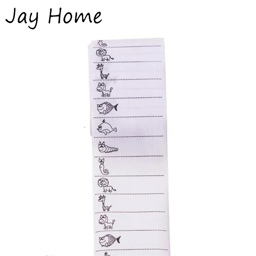 

100Pcs Labels Washable Iron on Name Labels Garment Fabric Clothing Tags for School Care Nursing Clothes Sewing Accessories
