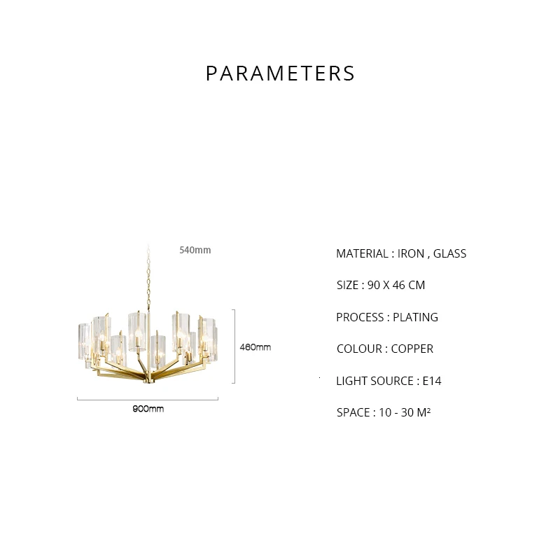 LED Chandelier Living Room Bedroom Post Modern Home Decoration Indoor Lighting Fixture Iron Glass Gold luminaire Design Creative