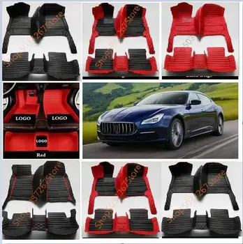 

3D Luxury custom car mat color floor mat maserati quattroporte 2007-2014 car floor mat left and right rudder