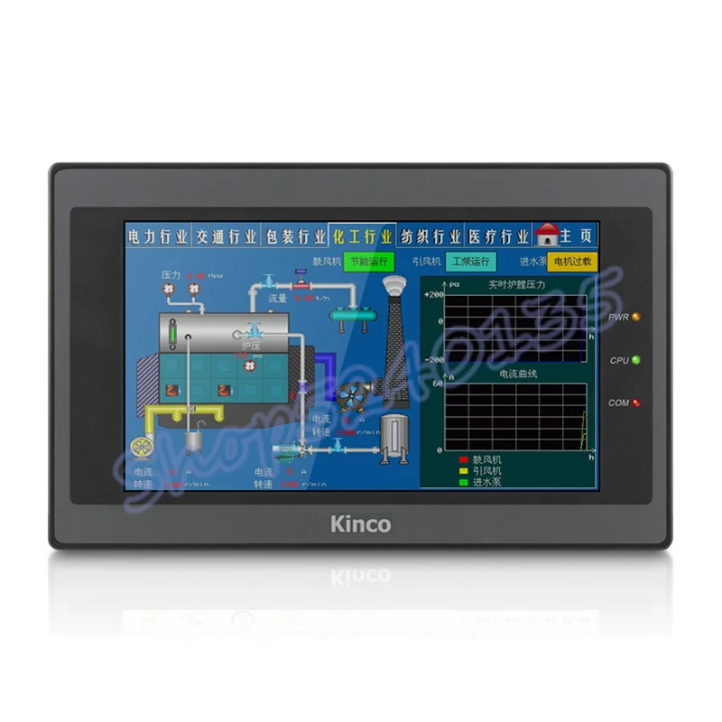 Kinco MT4404T Сенсорная панель HMI 7 дюймов 16:9 на тонкопленочных транзисторах на тонкоплёночных транзисторах 800x480 Дисплей DDR2 RS232/RS422/RS485 3 COM Порты 1 взаимный обмен данными между компьютером и периферийными устройствами хост