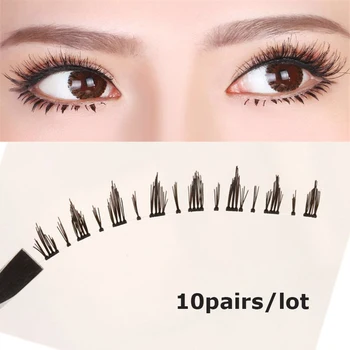 

10pair/lot False Eyelashes Bottom Lashes Under Lower Eyelashes 100% Handmade Makeup Natural Eyelashes