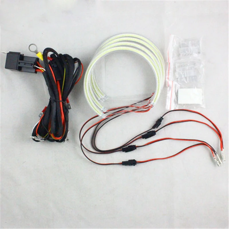 

xenon White 4*131mm 120leds car SMD LED Angel eyes for BMW E36/E38/E39/E46 projector auto Headlight smd LED Angel eyes