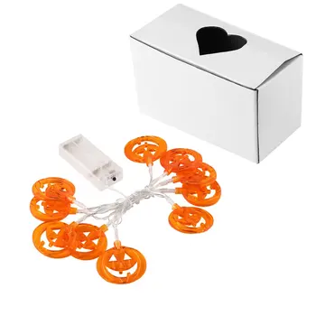 

Battery Operated 10 LEDs Pumpkin Fairy String Light Decoration Light for Outdoor Halloween Thanksgiving Party Christmas