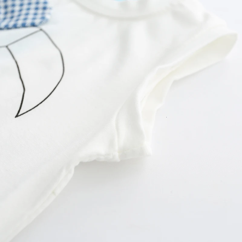 Детский костюм Одежда для девочек Новинка года, весенне-осенние хлопковые комплекты Милая футболка с рисунком Минни Маус+ шорты с ремешком, детская одежда из 2 предметов