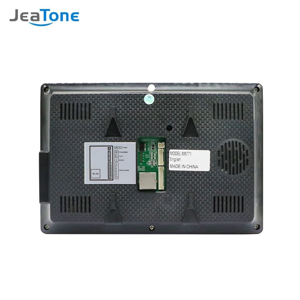 Touch Screen Wired WIFI IP Video Door Phone Intercom Video Doorbell Villa Apartment Access Control System Motion Detection