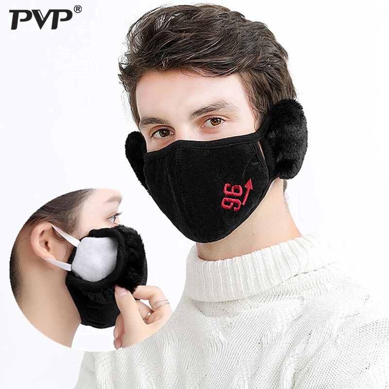 

Unisex Winter Warm breathable Lengthened Windproof mask Protect ears masks PM2.5 filter protection Cycling Anti-Dust Face Mask