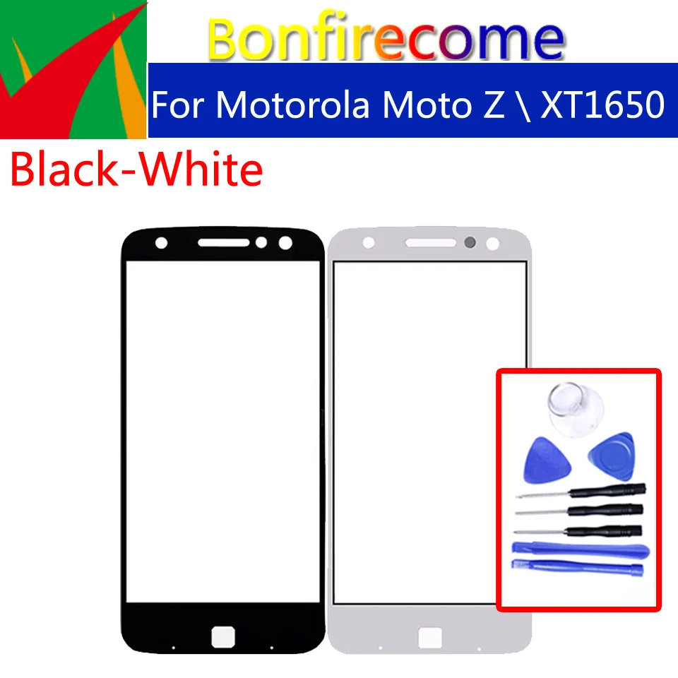 Сенсорный экран 5 дюйма для Motorola Moto Z Droid XT1650 передняя панель стеклянная линза