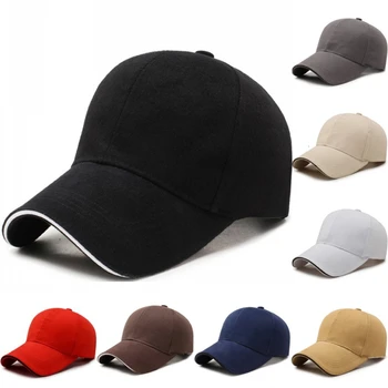 

Classic Adjustable Plain Hat Baseball Cap Adjustable Dad-Hat Cotton Hat Ponytail for Men and Women