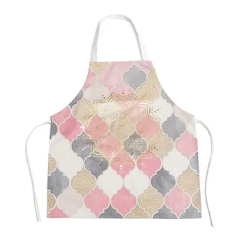 

Senyue 1Pcs Pattern Kitchen Aprons Woman Adult Kids Bibs Home Cooking bbq Apron Cleaning Accessory Catering Uniform