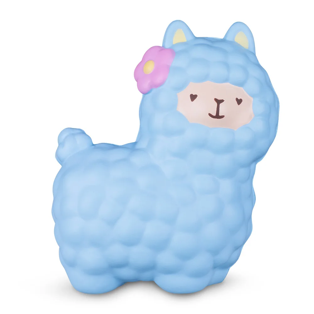 Медленно расправляющиеся мягкие игрушки jumbo Kawaii гигантский мягкими Альпака мягкими Овцы smooshy mushy антистресс снятие стресса Изысканный