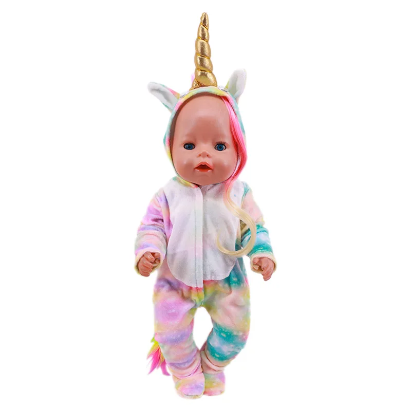 43 cm Baby New Born Clothes For 18 Inch American Doll Girl Toy 17 Inch Baby Reborn Doll Clothes Accessories Our Generation