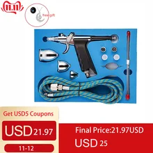 Воздушная щетка двойного действия 0,2, 0,3, 0,5 мм, насадка, игла, Аэрограф, компрессор для многоцелевой Аэрограф, Аэрограф, набор