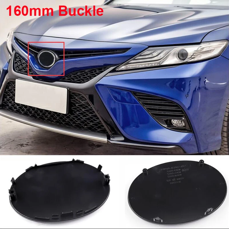 

160mm Black Blue Car Styling Middle Grille Buckle Emblem Modified Upgrade Hybrid Logo for Toyota Camry Highlander IZOA RAV4 CHR