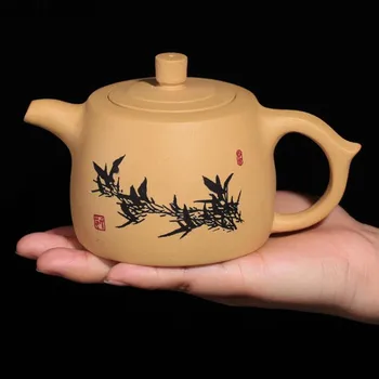 

WSHYUFEI Authentic Yixing Teapot Chinese Healthy Purple Clay Pot Original ore handmade Zisha customization Tea Set Kettle